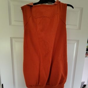 Victoria's Secret Orange Hooded Beach Cover up Size Small